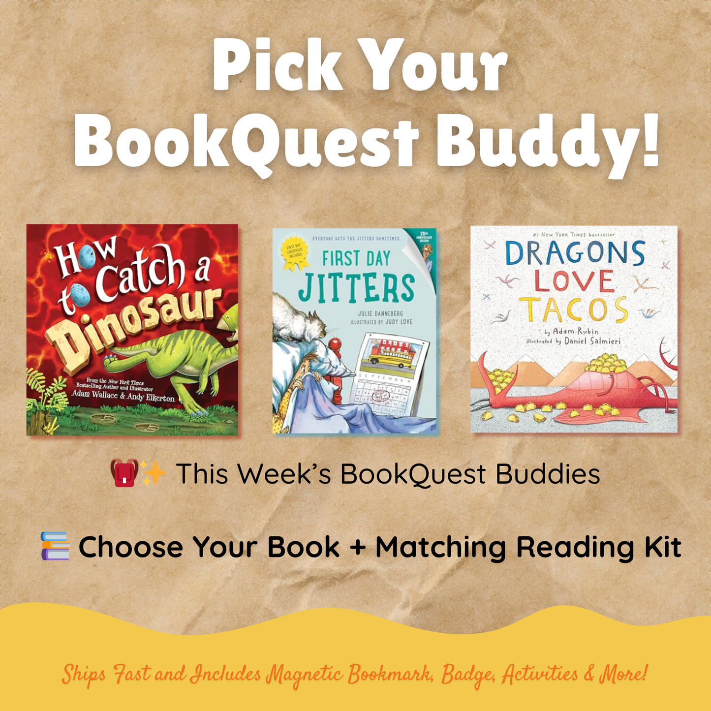 BookQuest Buddies – Choose Your Themed Reading Adventure