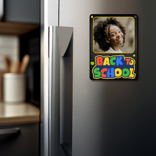 Custom Back-to-School Photo Magnet